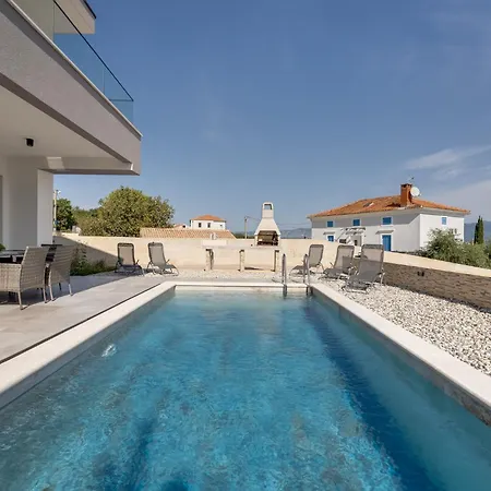Beautiful - Two Pools, Panoramic Sea View, Sandy - By Traveler Tourist Agency Krk - Id 2689 Risika
