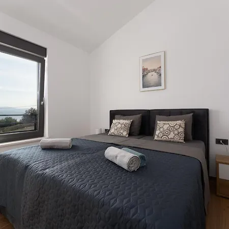 Villa Beautiful - Two Pools, Panoramic Sea View, Sandy - By Traveler Tourist Agency Krk - Id 2689 *