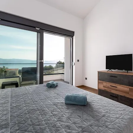 Beautiful - Two Pools, Panoramic Sea View, Sandy - By Traveler Tourist Agency Krk - Id 2689 * Risika