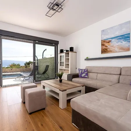 Villa Beautiful - Two Pools, Panoramic Sea View, Sandy - By Traveler Tourist Agency Krk - Id 2689 *